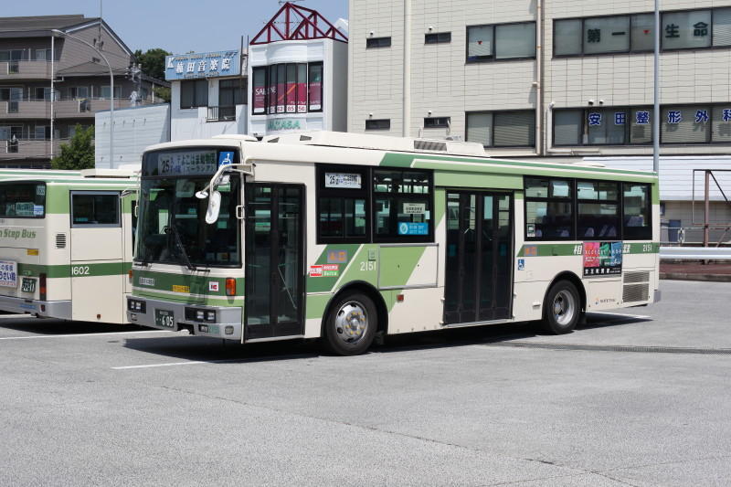 相鉄バス2151号車、2001年式いすゞKL-LV280L1（富士重工・新17型